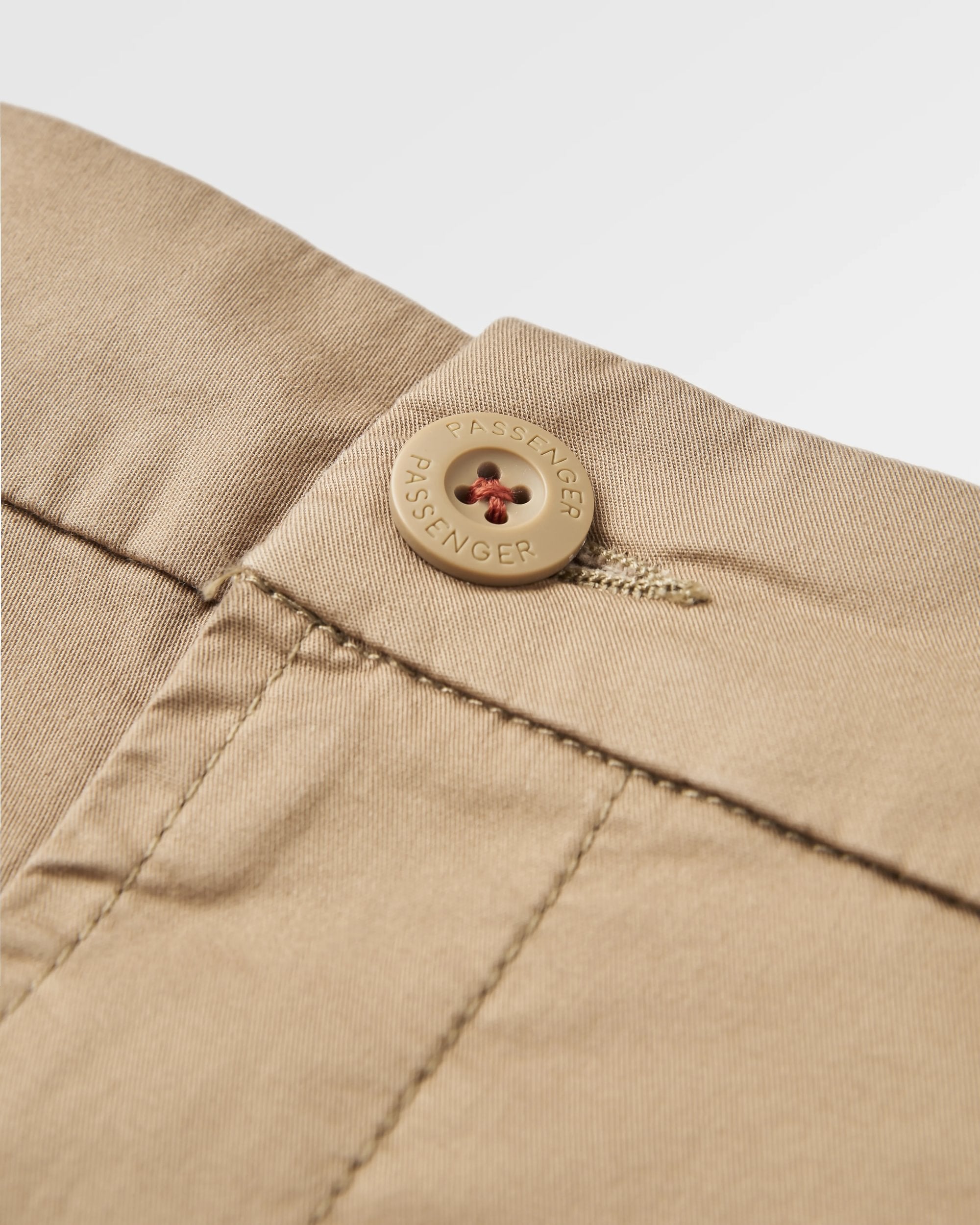 365 Light Organic Cotton Shorts - Biscuit - Flatlay