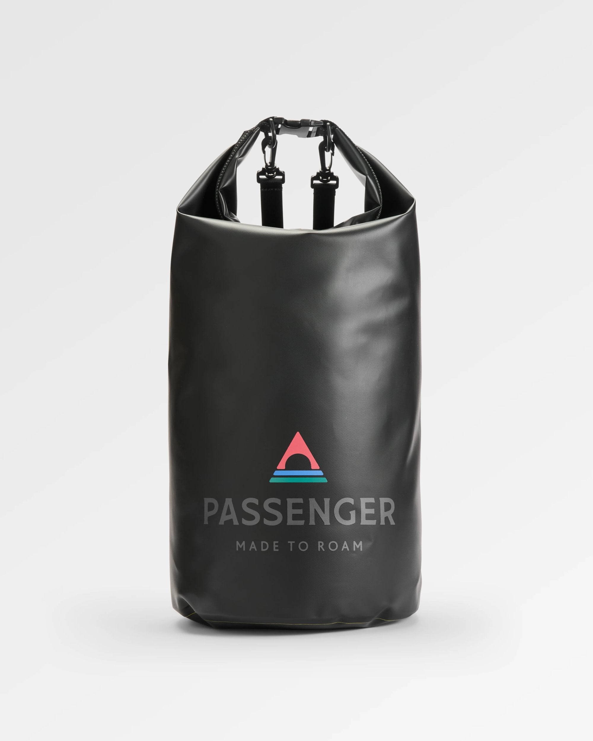 Tide 30L Recycled Dry Bag  - Black - Flatlay