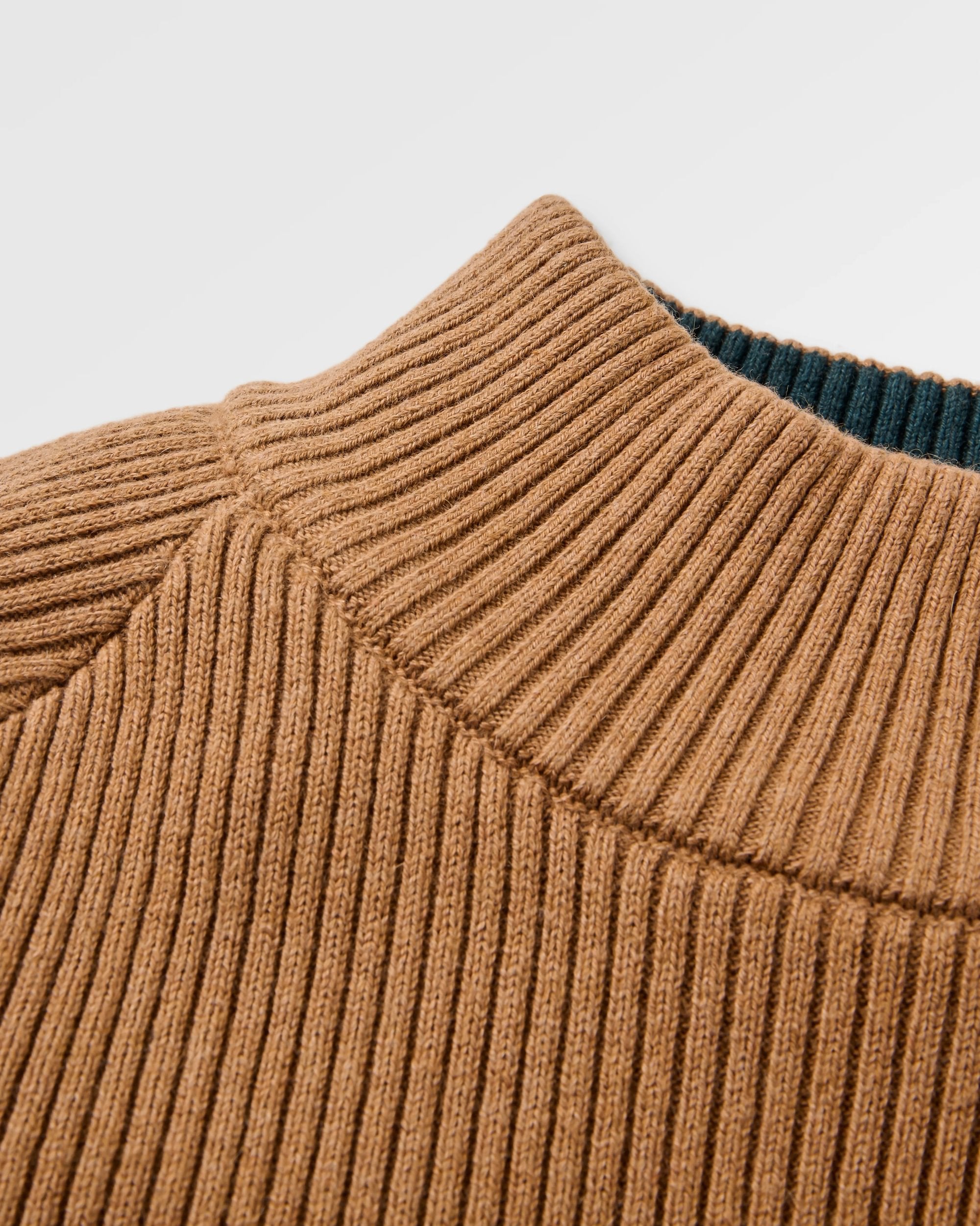 Nurture Organic Cotton Jumper - Toffee - Flatlay