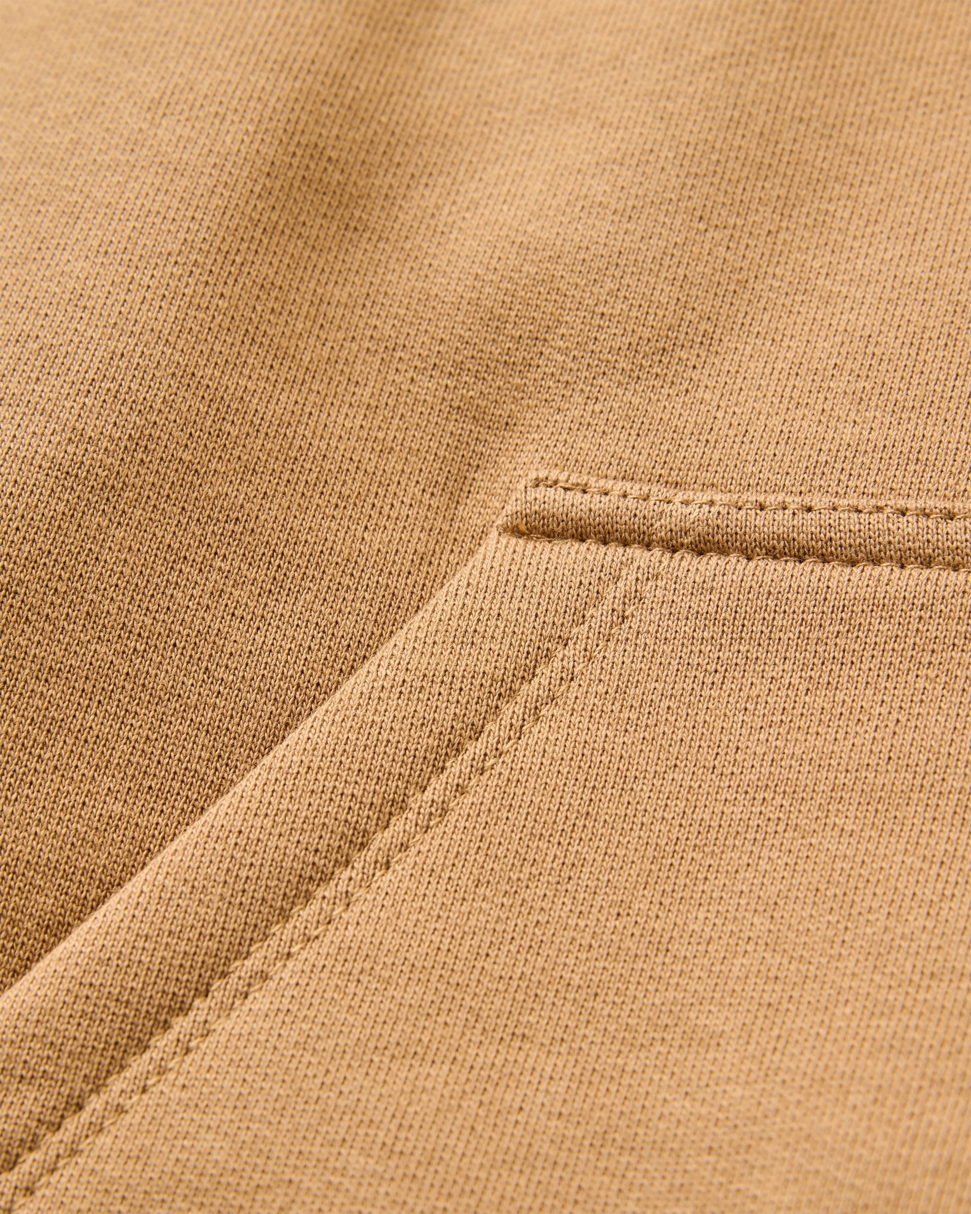 Escapism Recycled Cotton Hoodie - Toffee - Flatlay