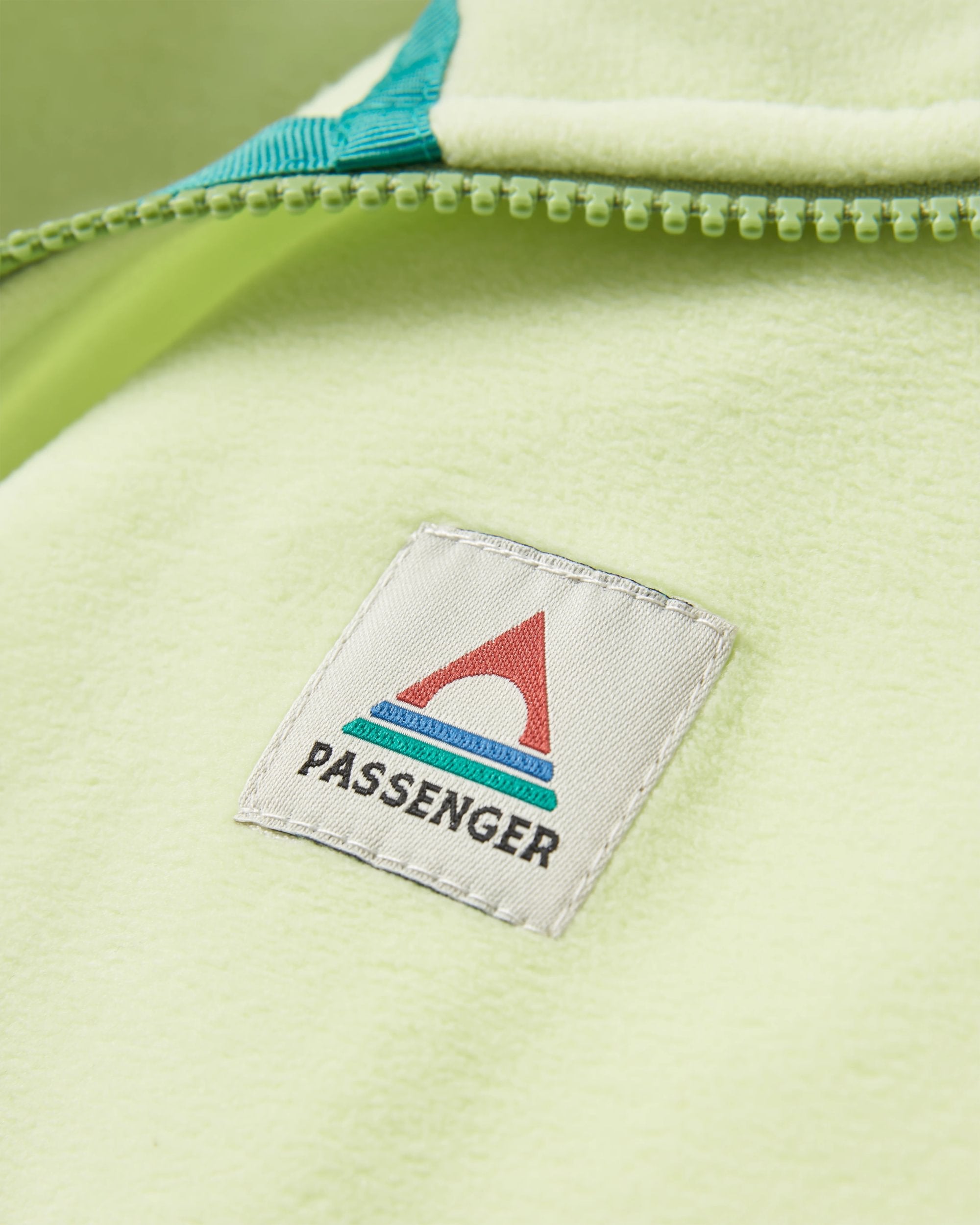 Ayla Recycled Micro Polartec® Fleece - Soft Lime Juice - Flatlay