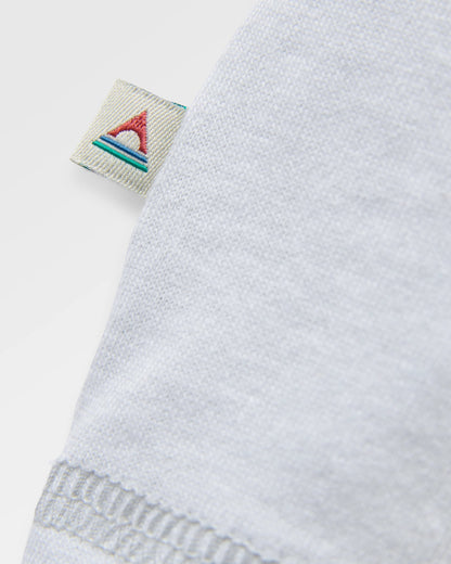 Roamer Recycled Cotton Raglan T-Shirt - Grey Blue - Flatlay