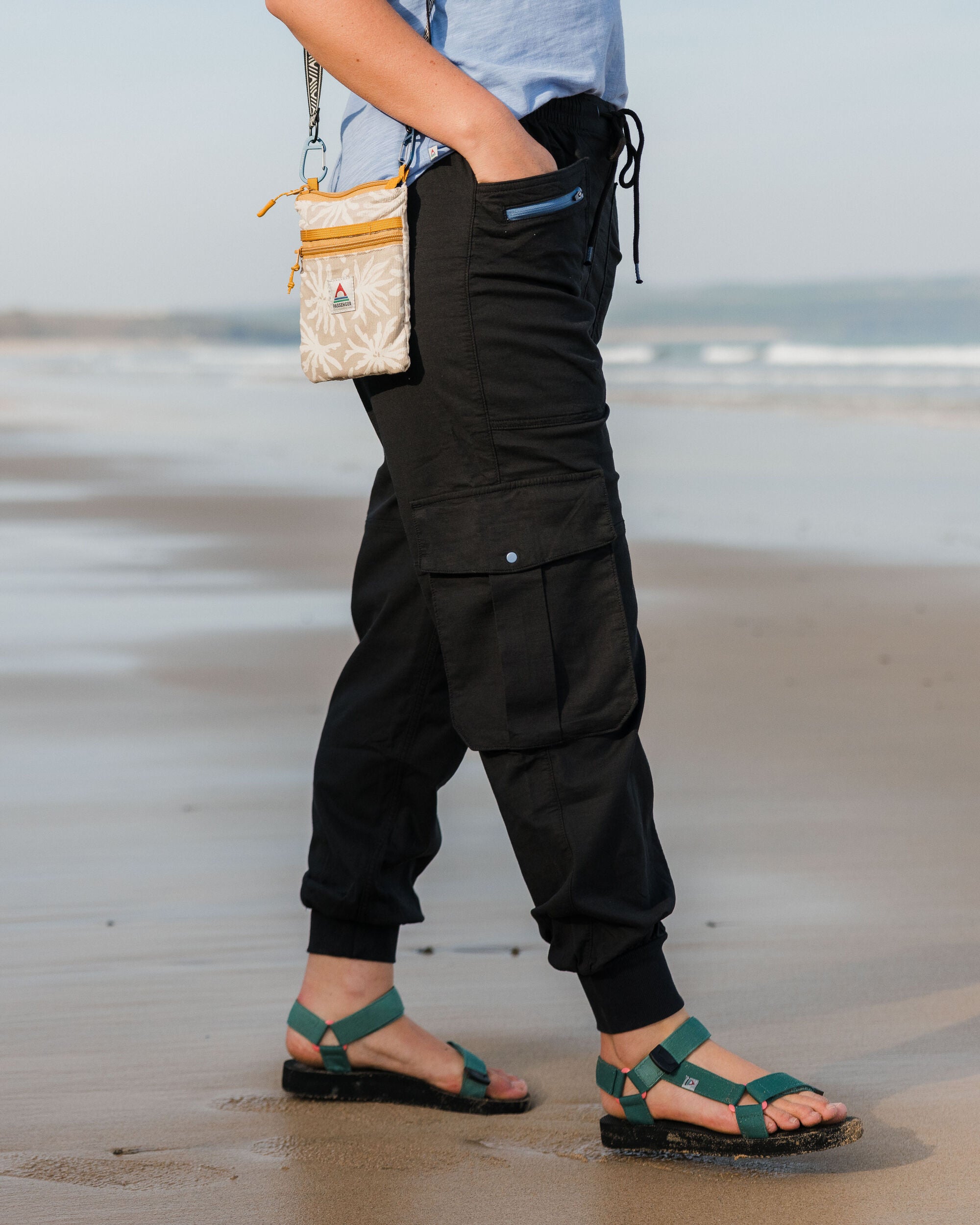 Hydrilla Organic Cotton Trouser - Black - Lifestyle