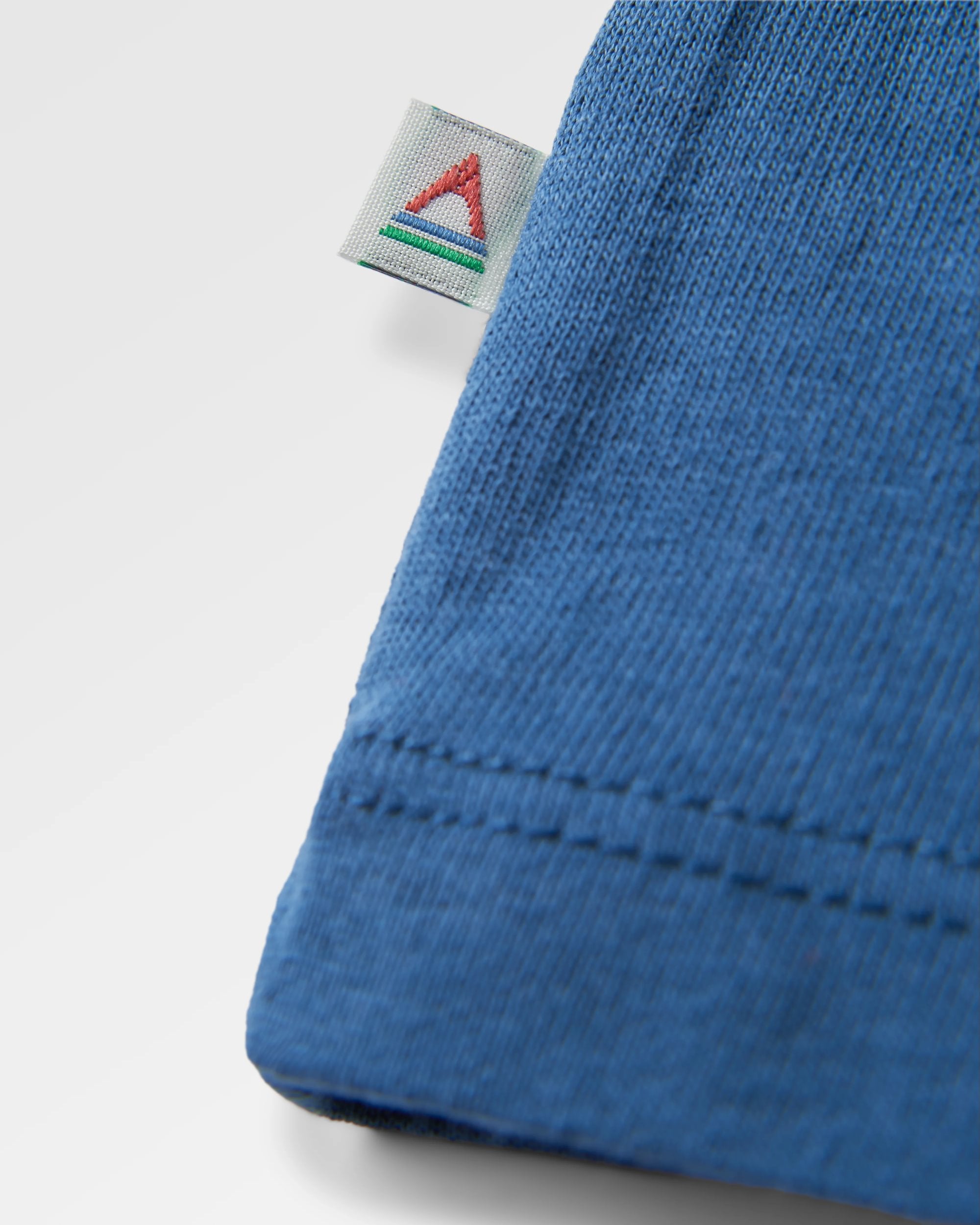 Classic Recycled Cotton T-Shirt - Dark Denim - Flatlay