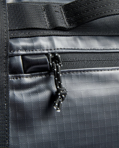 Roamer Recycled 80L Duffel Bag - Phantom Black - Flatlay