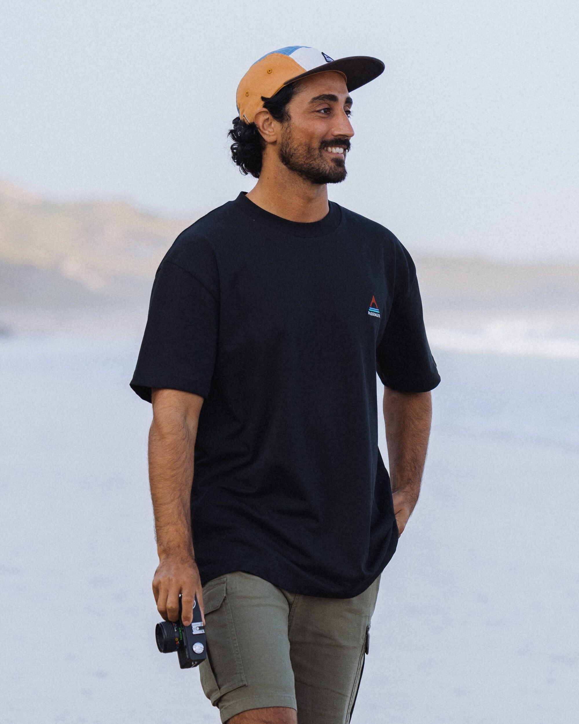 Vita Organic Relaxed Fit T-Shirt - Black - Lifestyle