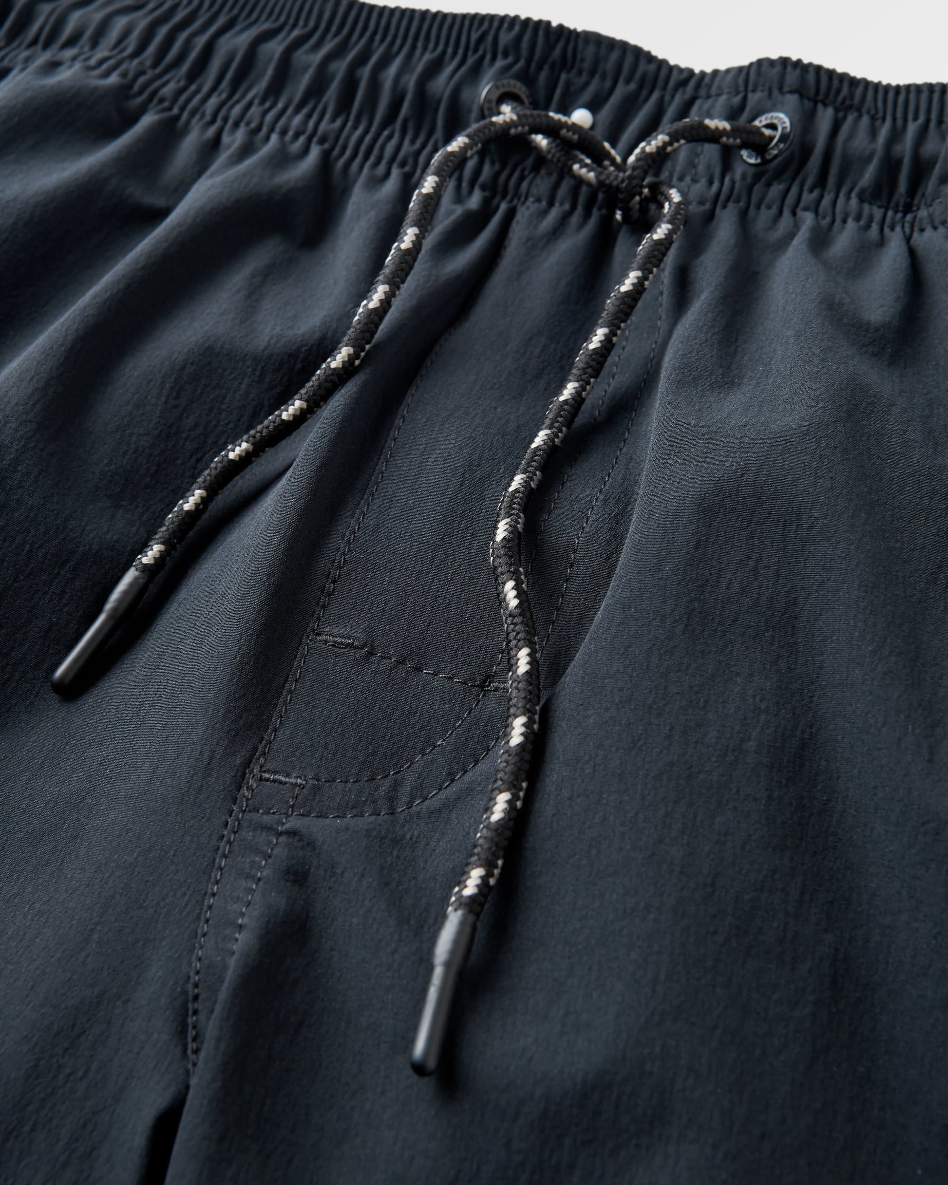 Drifter Beach Lined Short - Black - Flatlay
