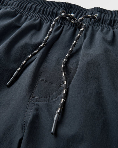 Drifter Beach Lined Short - Black - Flatlay