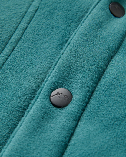 Adapt Recycled Polartec® Overshirt  - Mediterranean - Flatlay