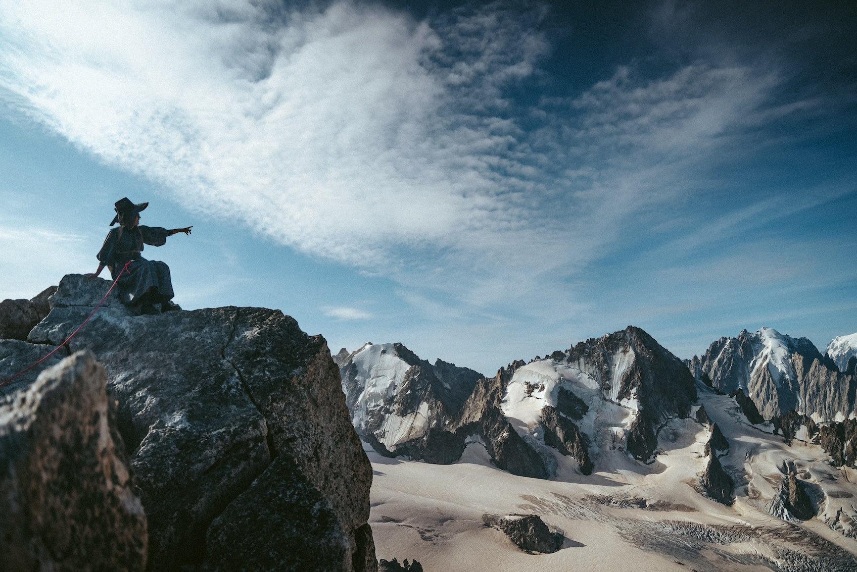 Following Tracks: Mont Blanc In A Bonnet