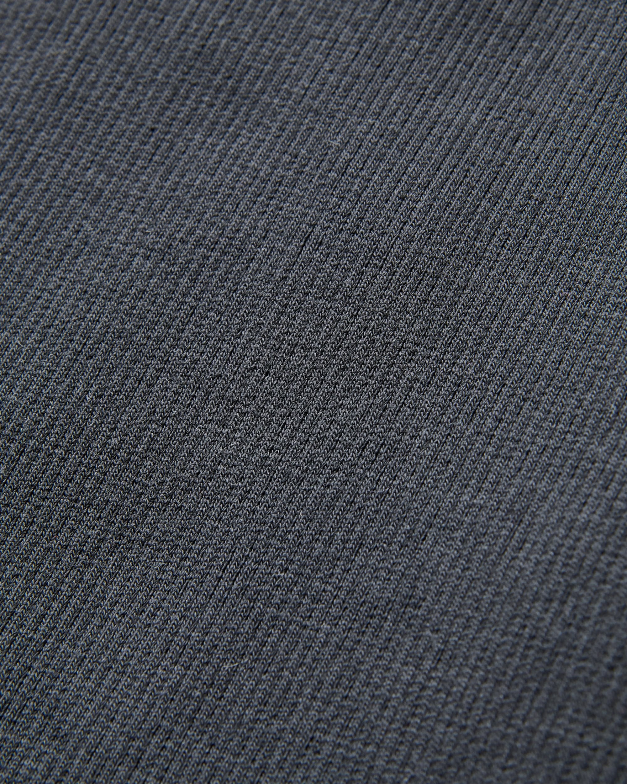 Out There Ribbed T-Shirt - Faded Black - Flatlay