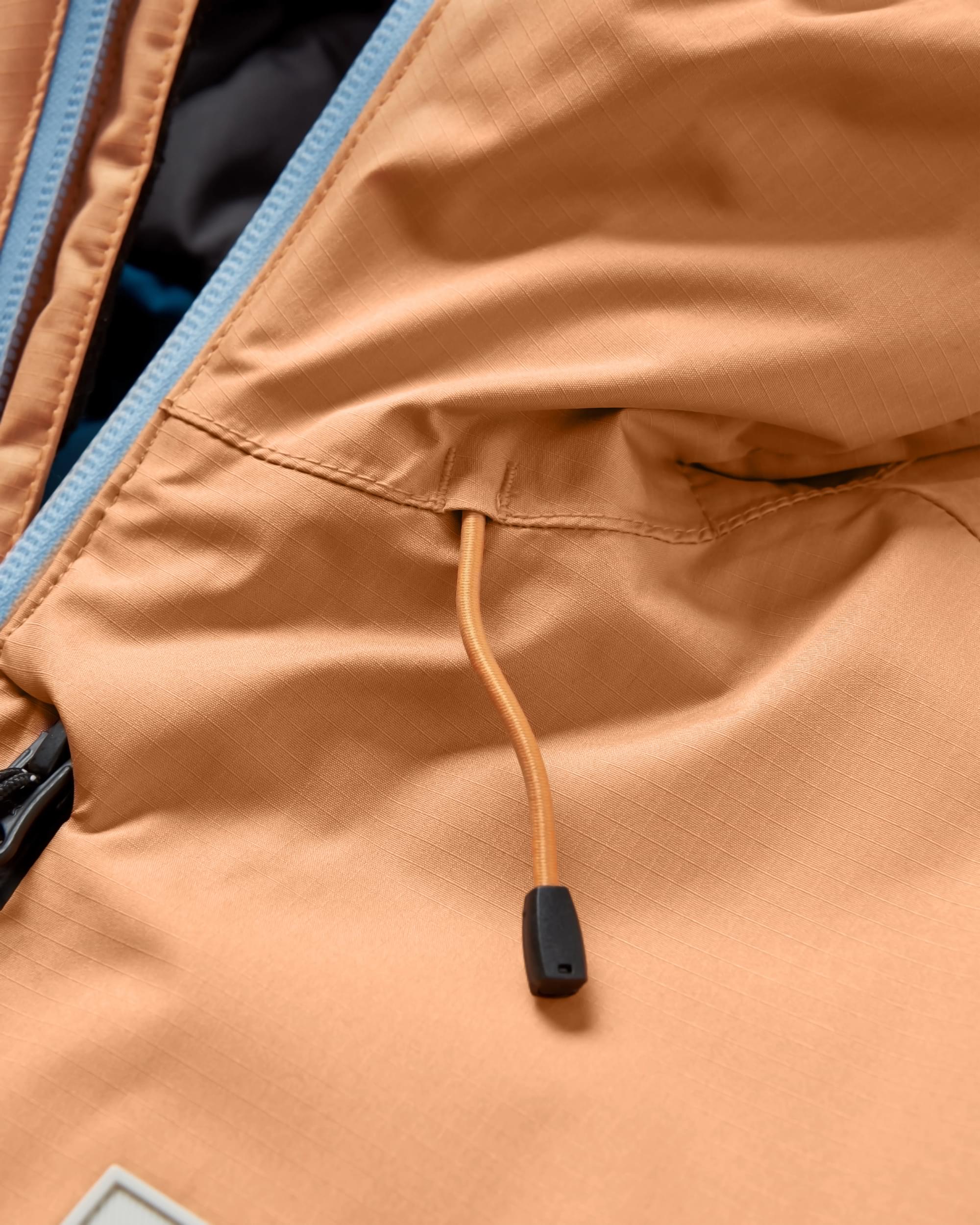 Terrain Insulated Water Resistant Jacket - Corsair Blue/ Apricot - Flatlay