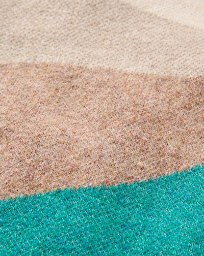 Scenic Recycled Knitted Jumper - Scenic Oat - Flatlay