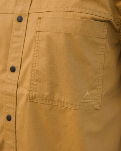 Way Ripstop Short Sleeve Shirt - Mustard Gold