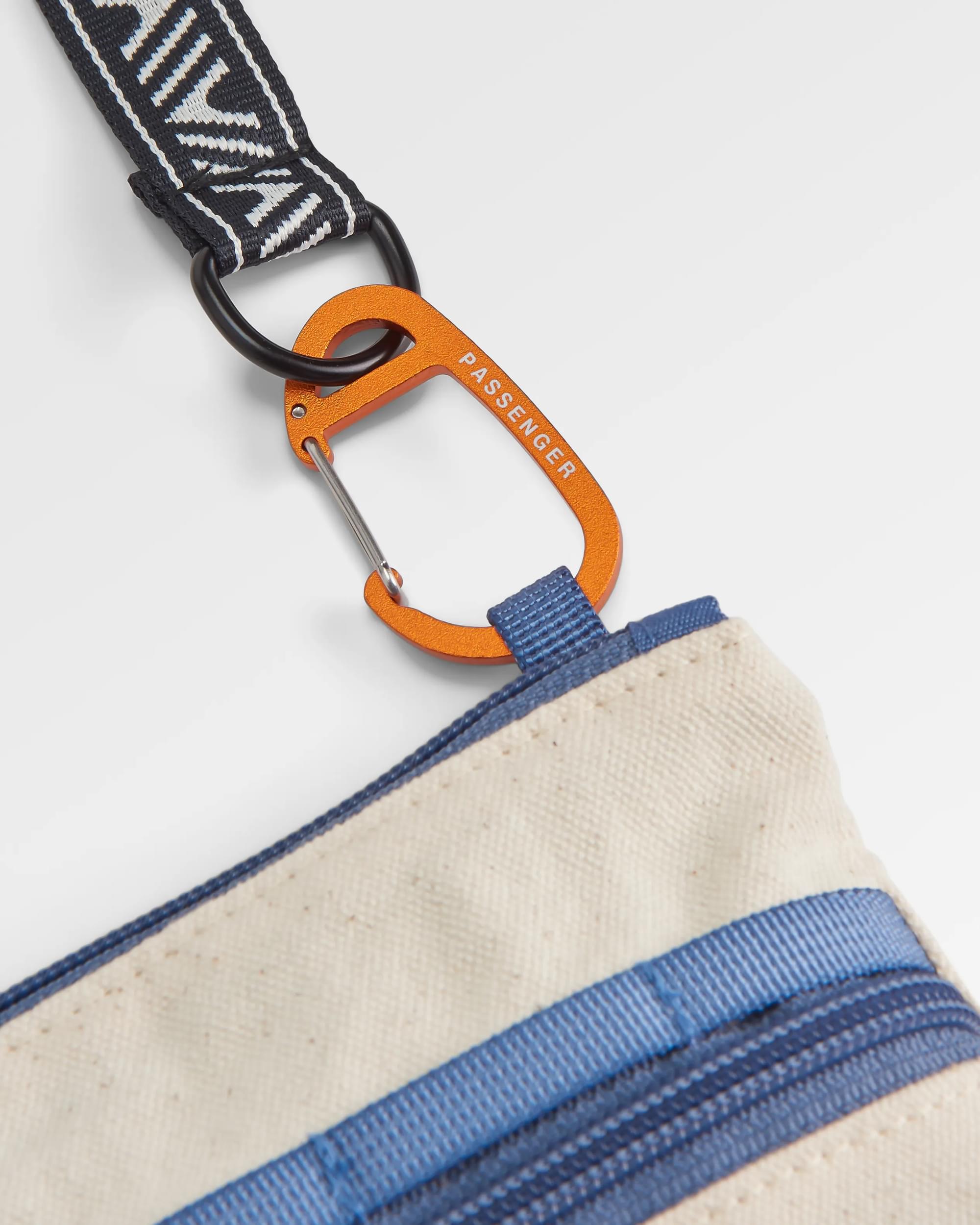 Journey Organic Crossbody Bag - Pebble Grey - Flatlay