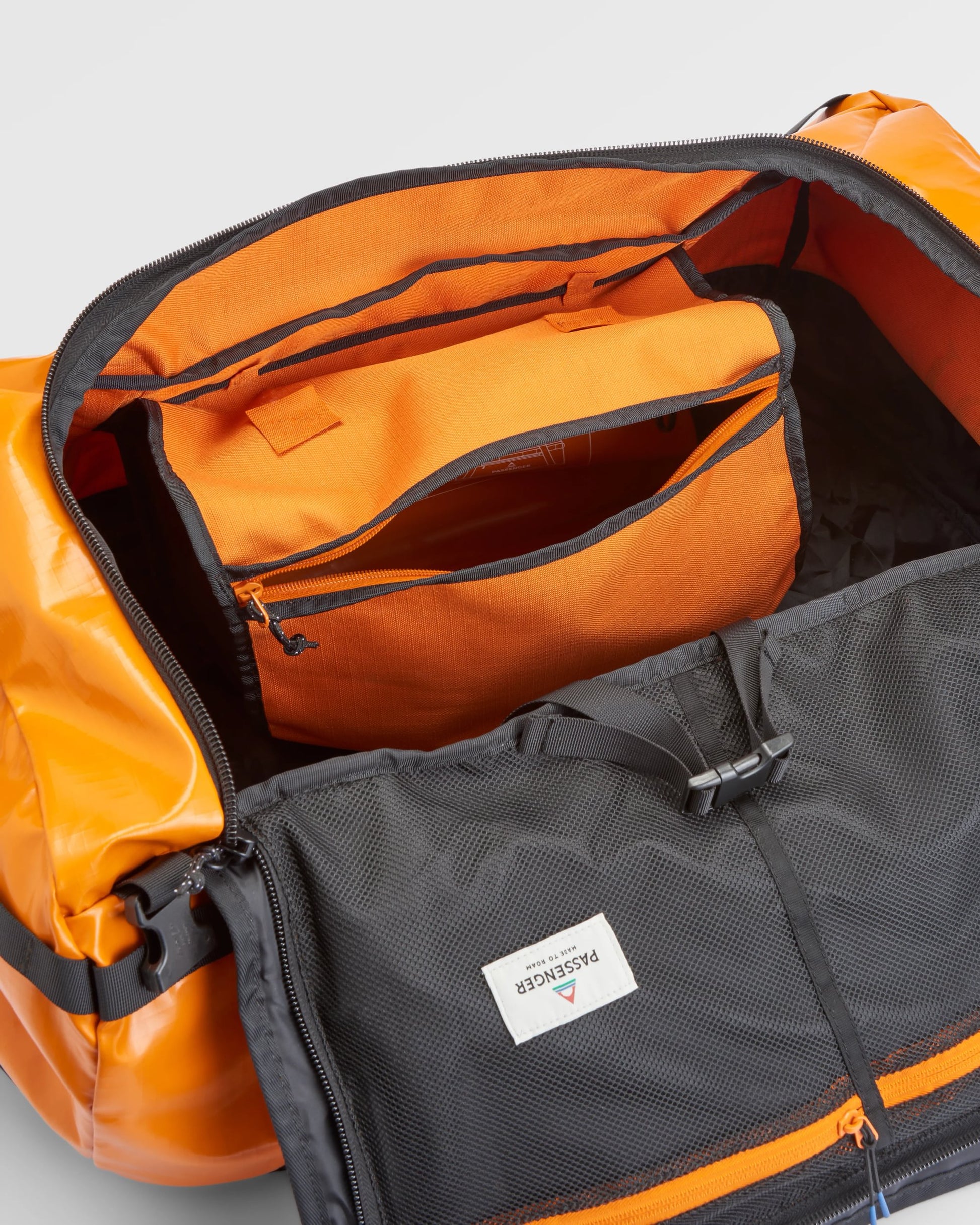 Roamer Recycled 60L Duffel Bag - Sunrise Orange