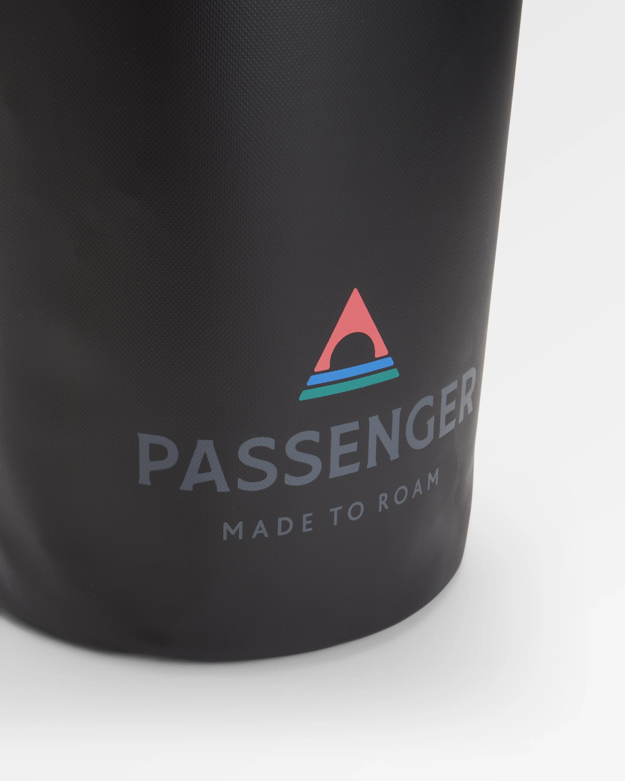 Tide 10L Recycled Dry Bag - Black - Flatlay