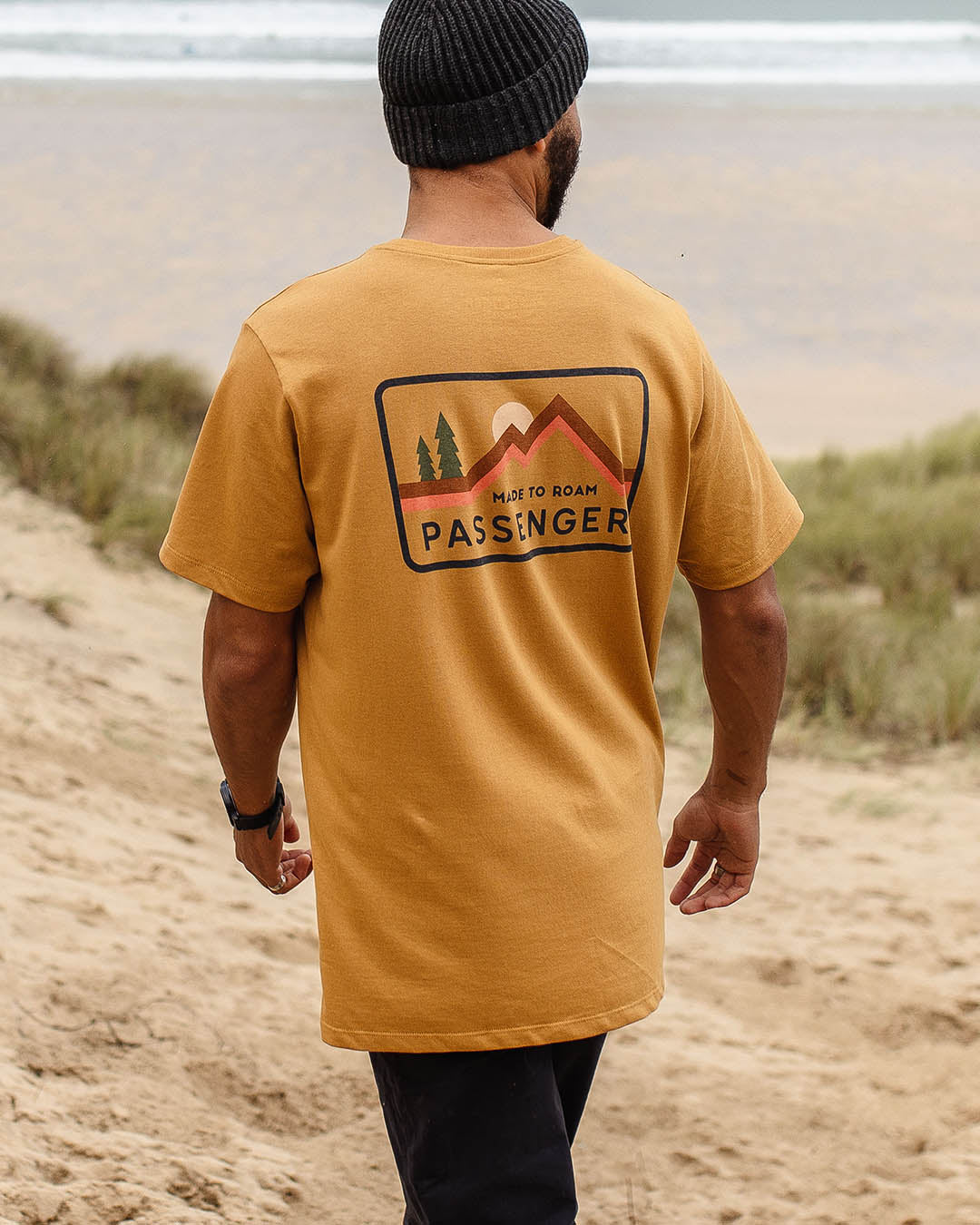 Made To Roam Recycled Cotton T-Shirt - Dusty Ochre