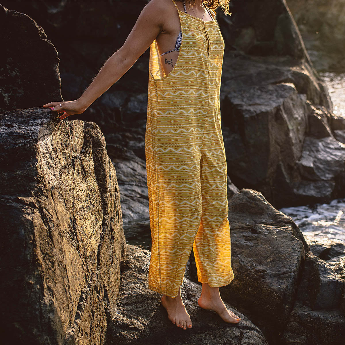 Spirit Jumpsuit - Ochre Yellow Sol