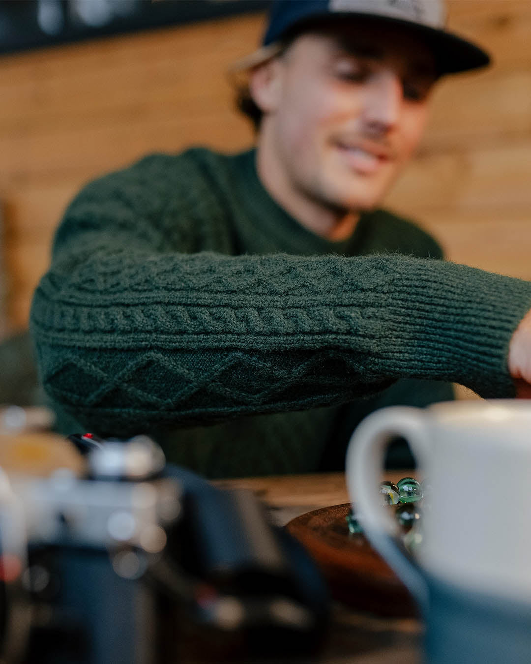 Sandbar Cable Jumper - Fir Tree