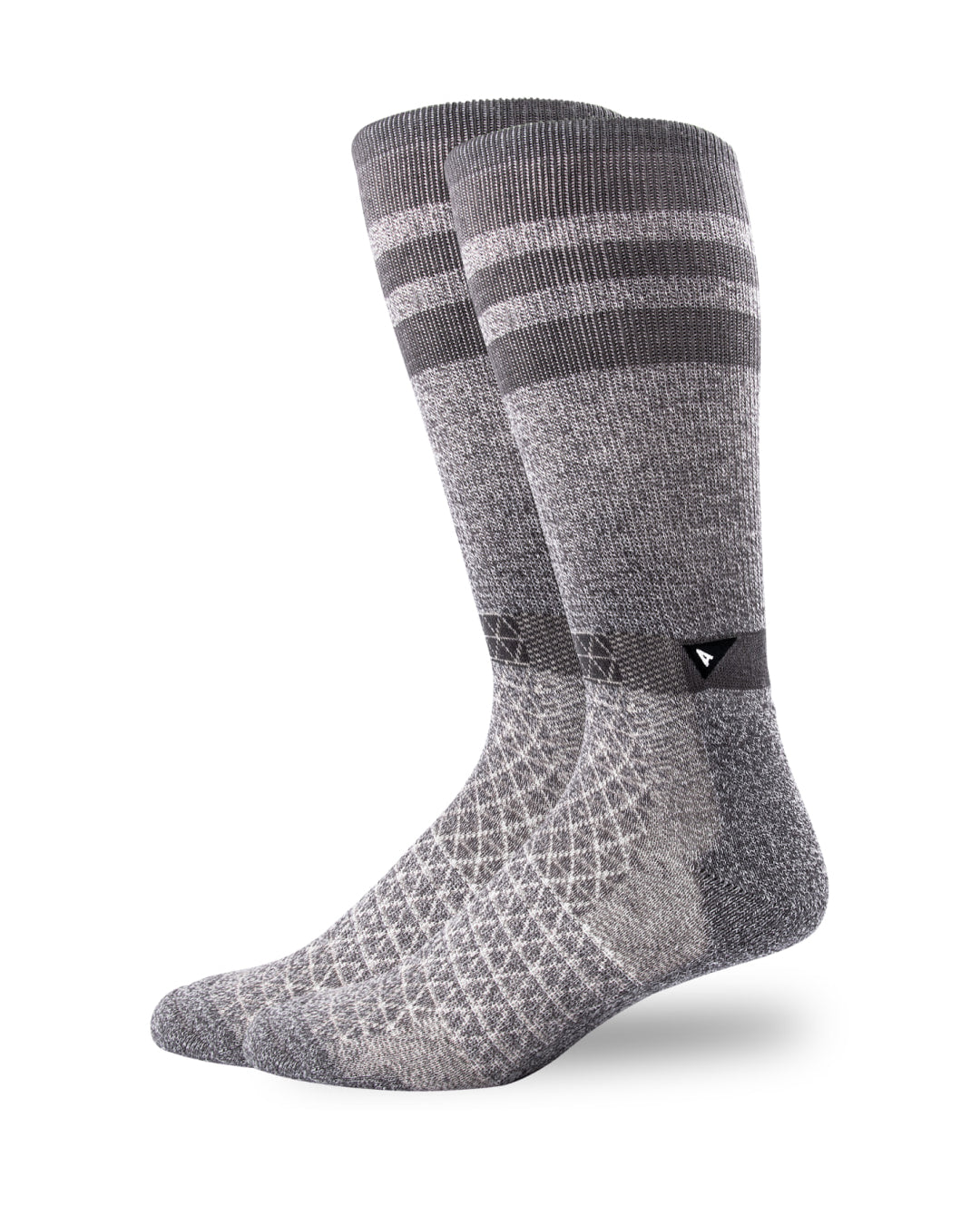 Arvin Goods Performance Crew Sock Smoke Marled Socks