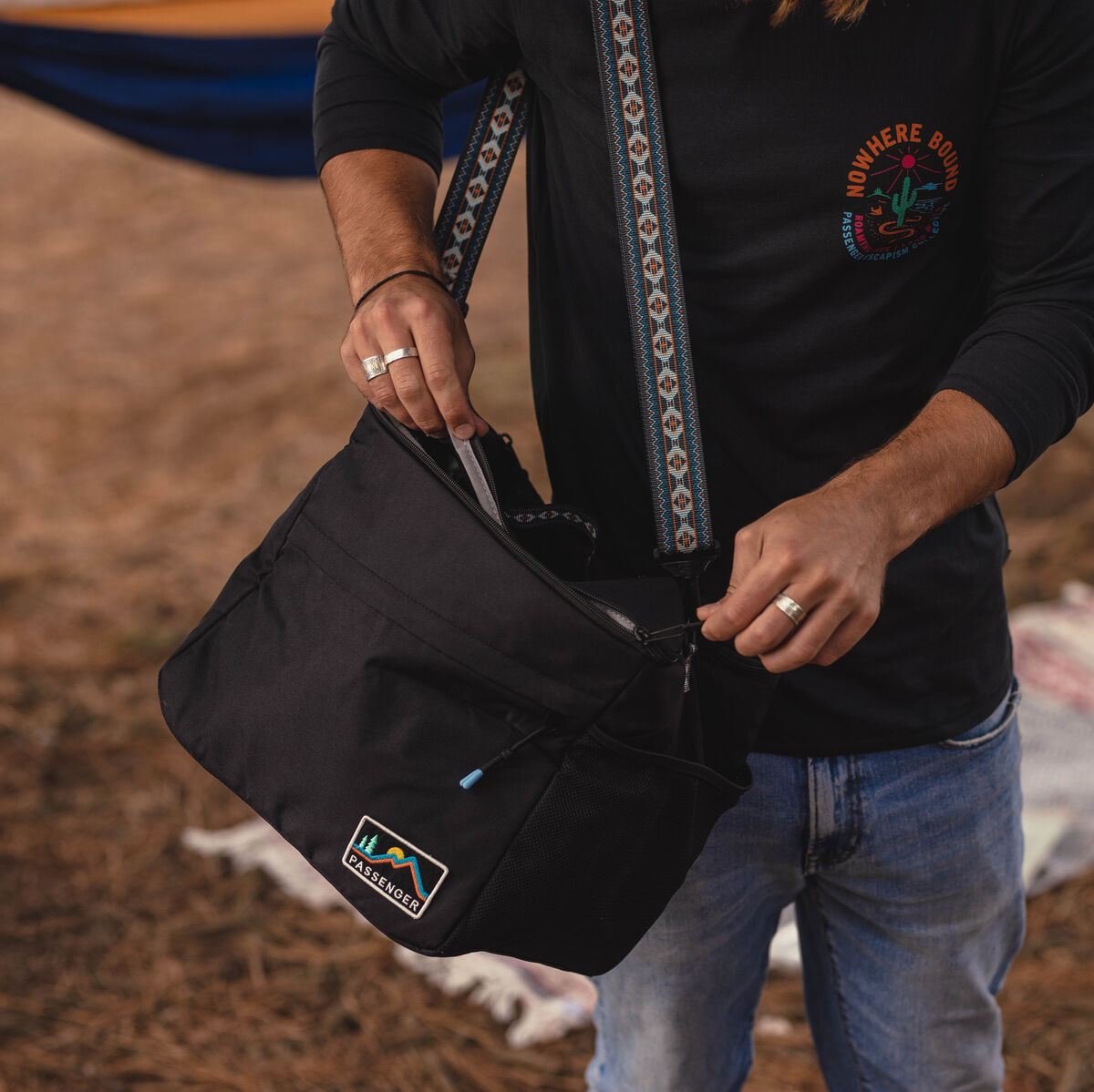 Day Pack Recycled Cooler Bag - Black